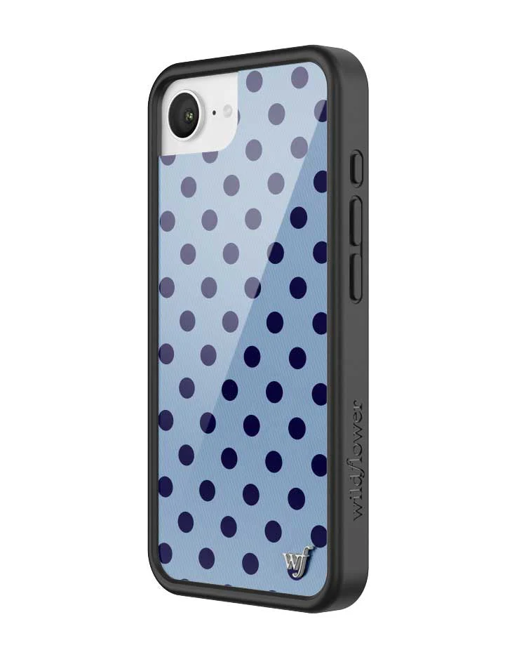 Polka Dot | Blue and Navy Blue iPhone Case - Image 22
