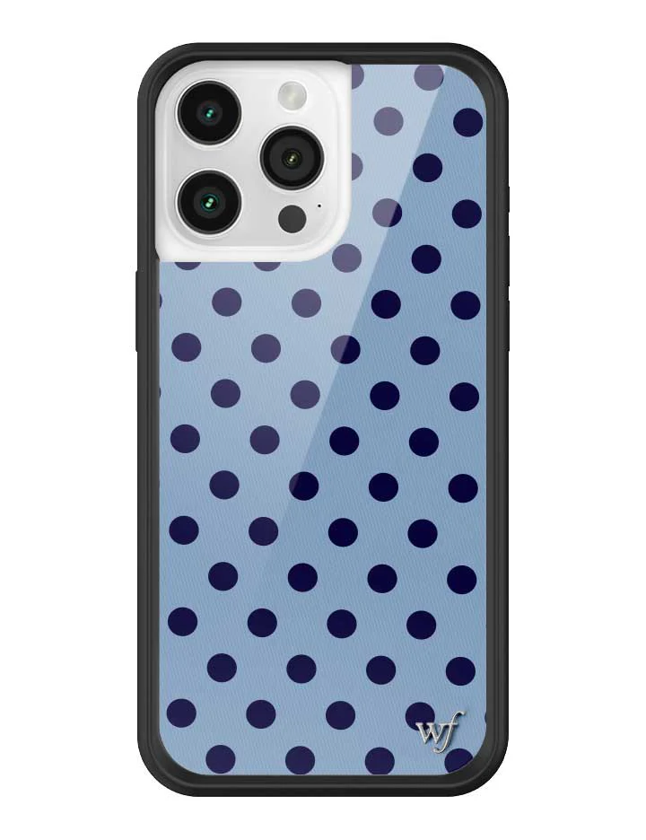 Polka Dot | Blue and Navy Blue iPhone Case - Image 23