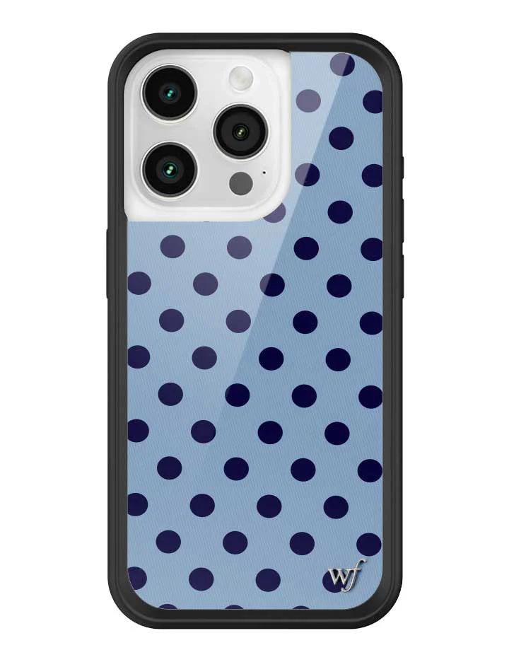 Polka Dot | Blue and Navy Blue iPhone Case - Image 27