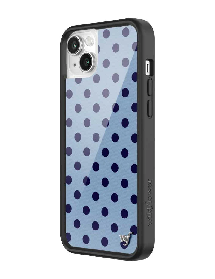 Polka Dot | Blue and Navy Blue iPhone Case - Image 40