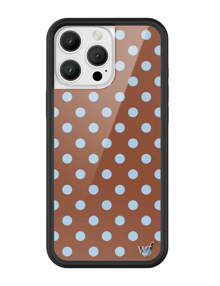 Polka Dot | Brown and Blue iPhone Case - Image 13