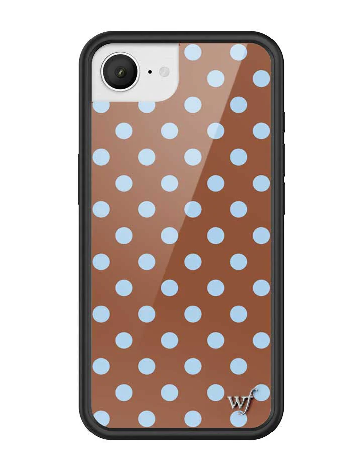 Polka Dot | Brown and Blue iPhone Case - Image 21