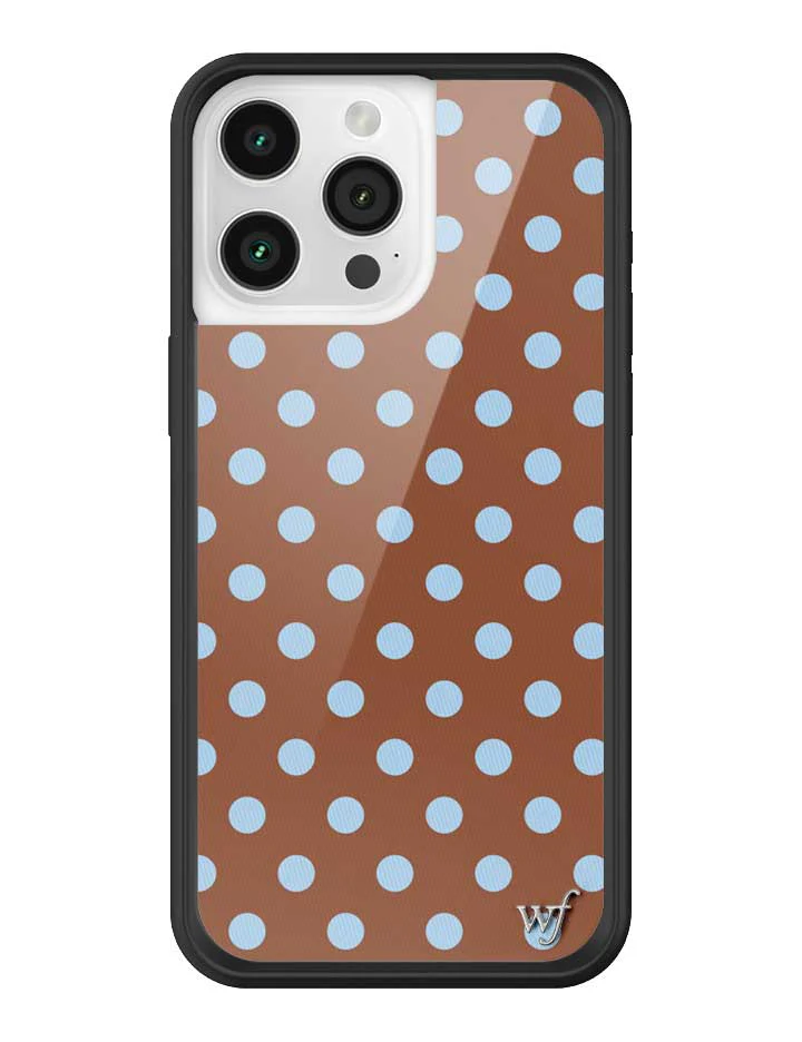 Polka Dot | Brown and Blue iPhone Case - Image 23