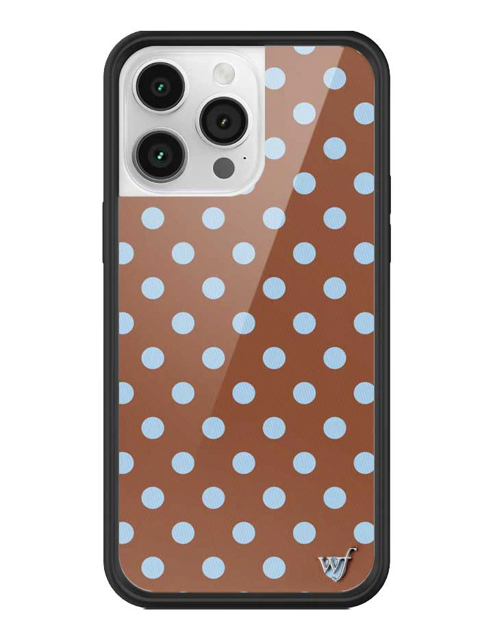 Polka Dot | Brown and Blue iPhone Case - Image 31