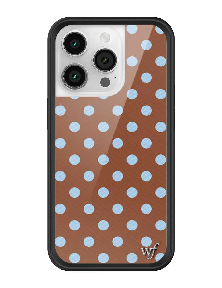 Polka Dot | Brown and Blue iPhone Case - Image 33