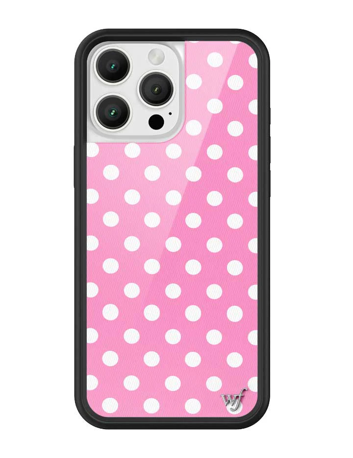 Polka Dot | Pink and White iPhone Case - Image 13