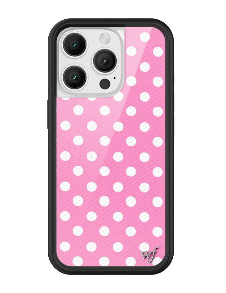 Polka Dot | Pink and White iPhone Case - Image 17
