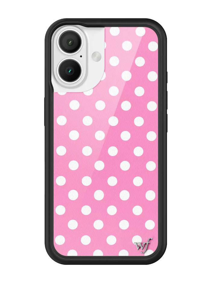 Polka Dot | Pink and White iPhone Case - Image 19