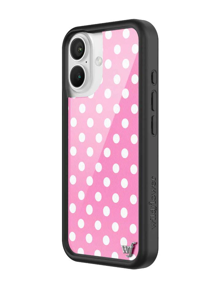Polka Dot | Pink and White iPhone Case - Image 20
