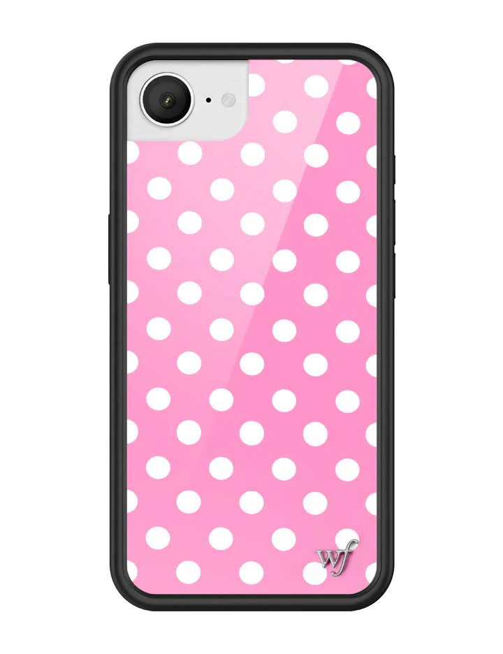 Polka Dot | Pink and White iPhone Case - Image 21