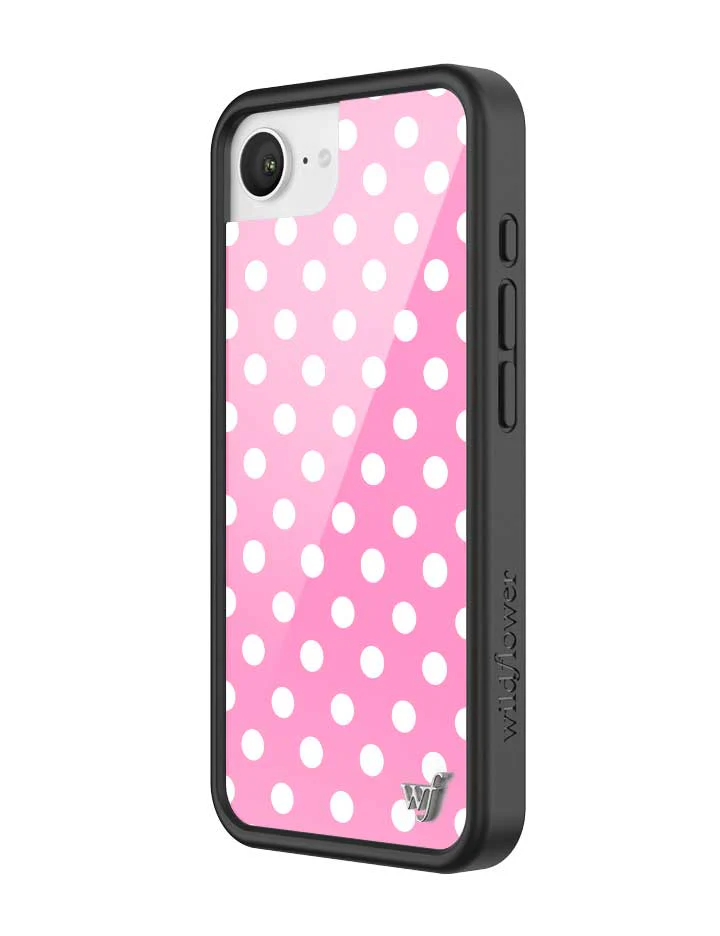 Polka Dot | Pink and White iPhone Case - Image 22
