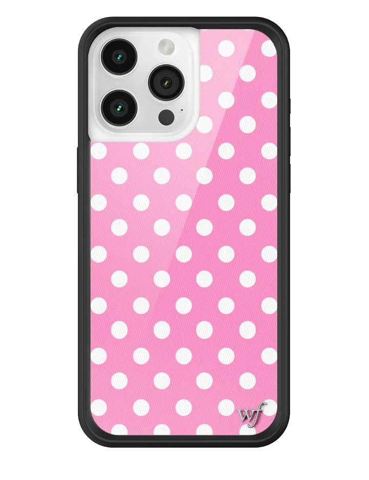 Polka Dot | Pink and White iPhone Case - Image 23