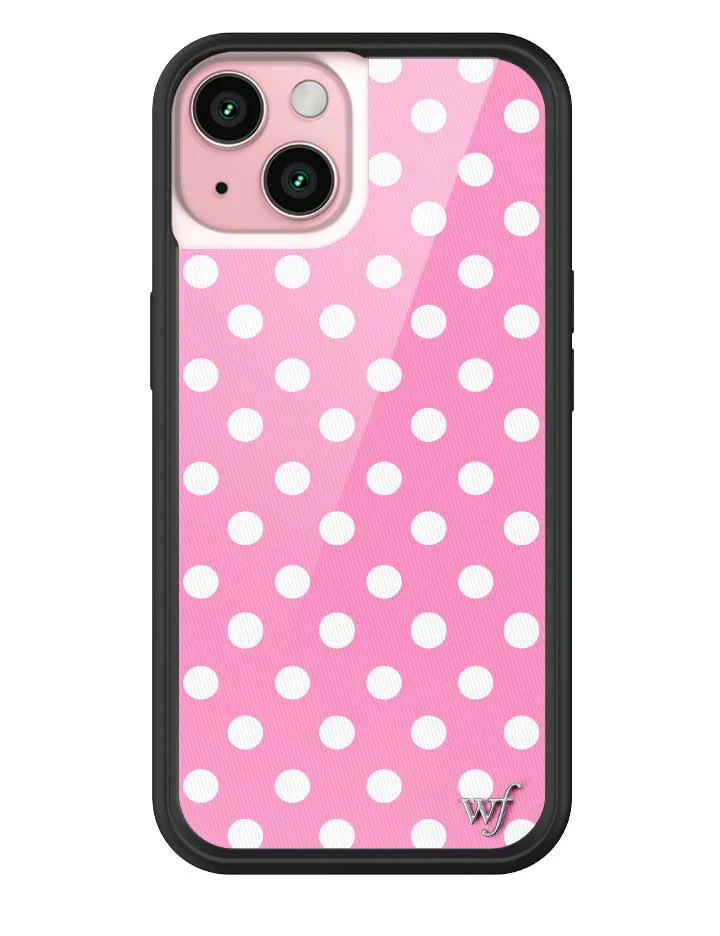 Polka Dot | Pink and White iPhone Case - Image 29