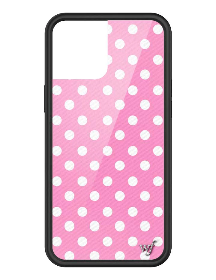 Polka Dot | Pink and White iPhone Case - Image 45