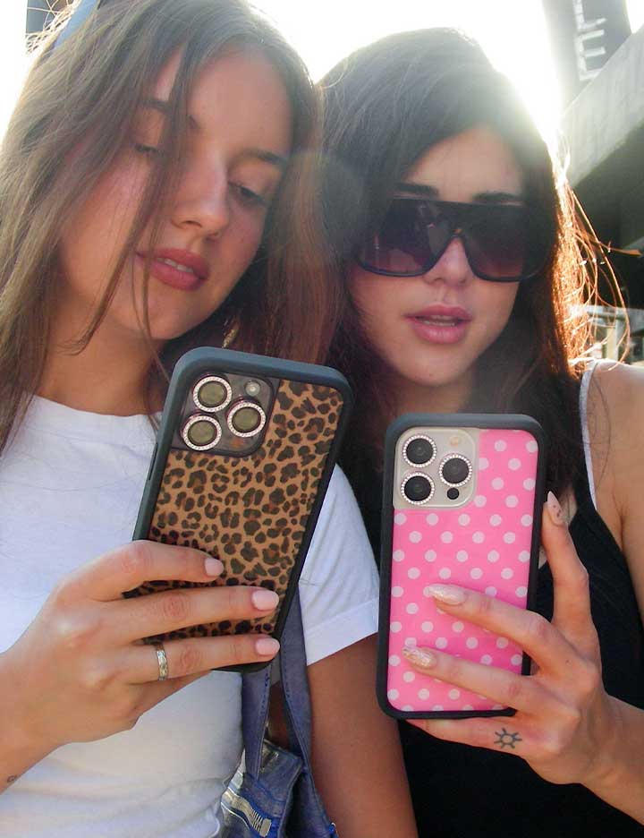 Polka Dot | Pink and White iPhone Case - Image 53