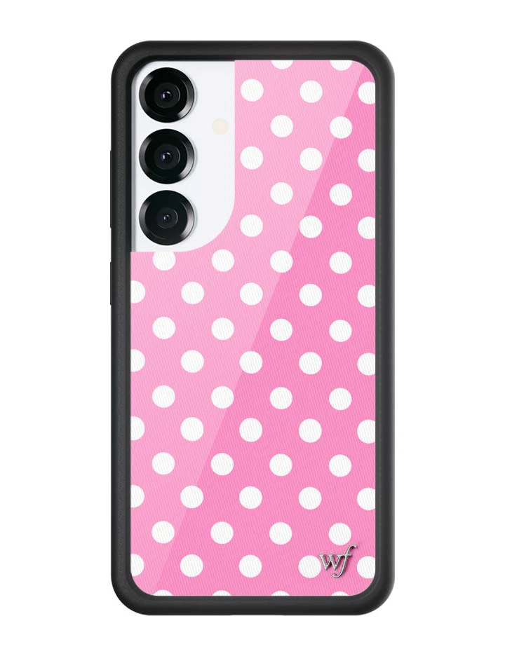 Polka Dot | Pink and White Samsung Galaxy Case - Image 7