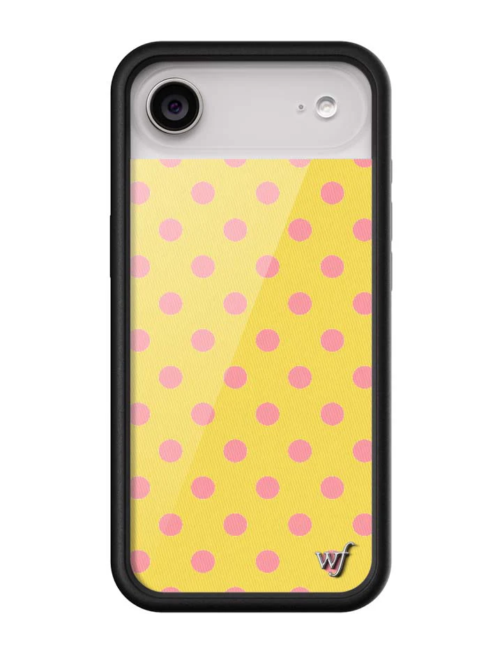 Polka Dot | Yellow and Pink iPhone Case - Image 10