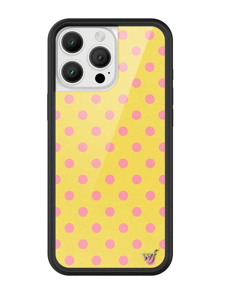 Polka Dot | Yellow and Pink iPhone Case - Image 13