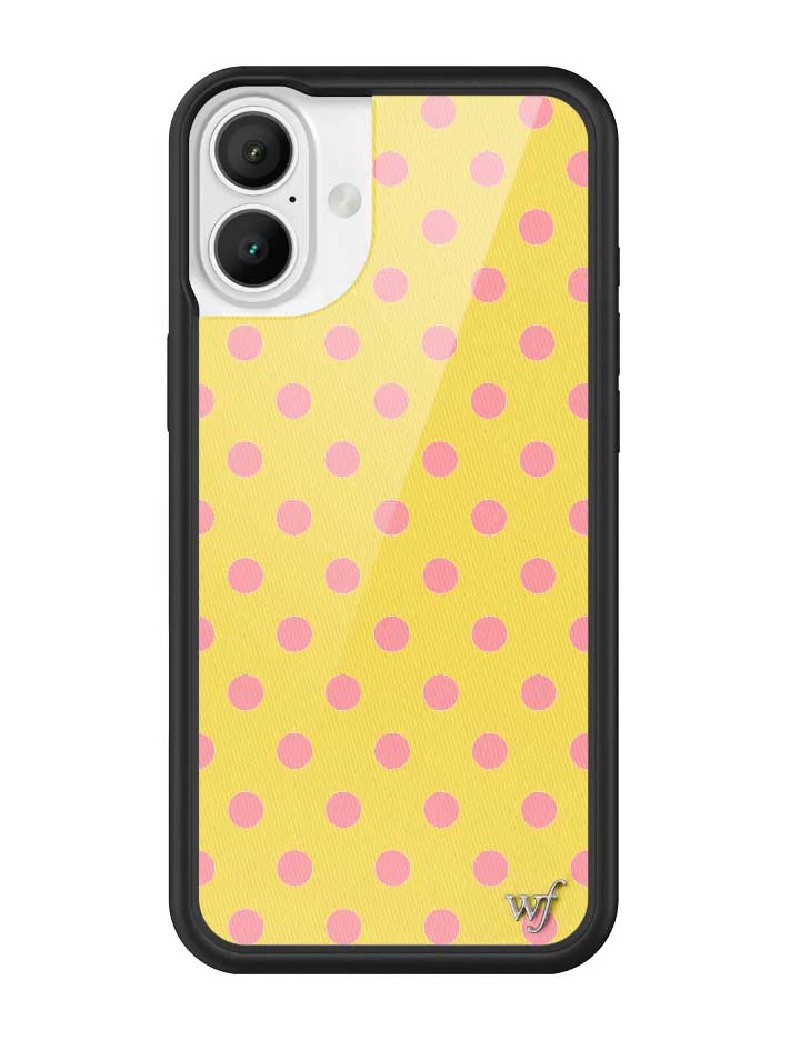 Polka Dot | Yellow and Pink iPhone Case - Image 15