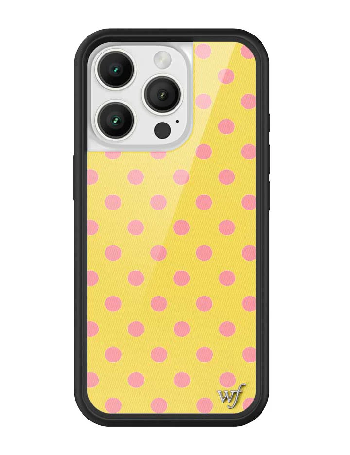 Polka Dot | Yellow and Pink iPhone Case - Image 17