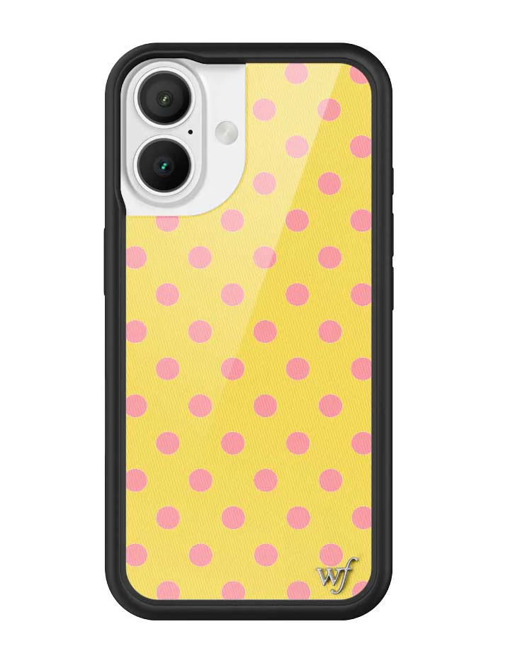 Polka Dot | Yellow and Pink iPhone Case - Image 19