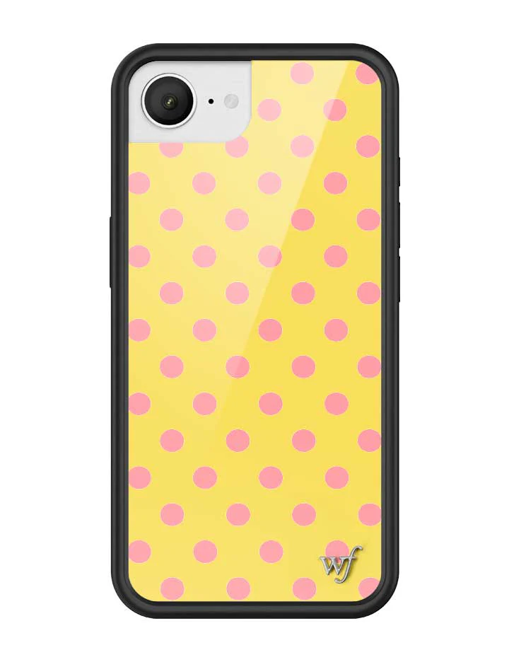 Polka Dot | Yellow and Pink iPhone Case - Image 21