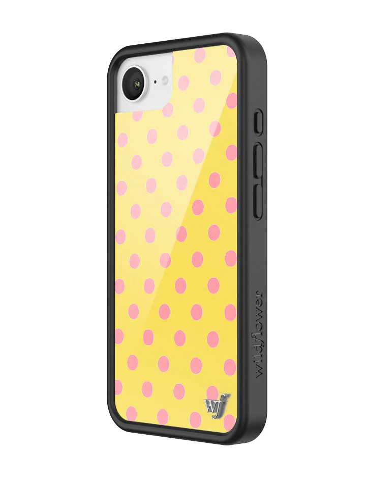 Polka Dot | Yellow and Pink iPhone Case - Image 22