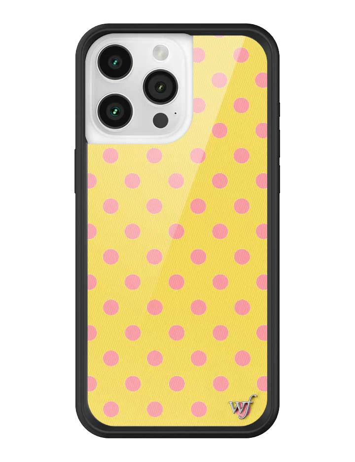 Polka Dot | Yellow and Pink iPhone Case - Image 23