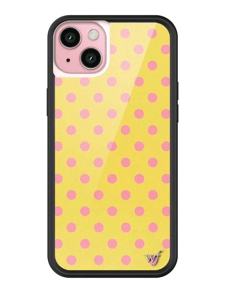 Polka Dot | Yellow and Pink iPhone Case - Image 25