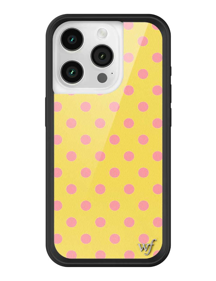 Polka Dot | Yellow and Pink iPhone Case - Image 27