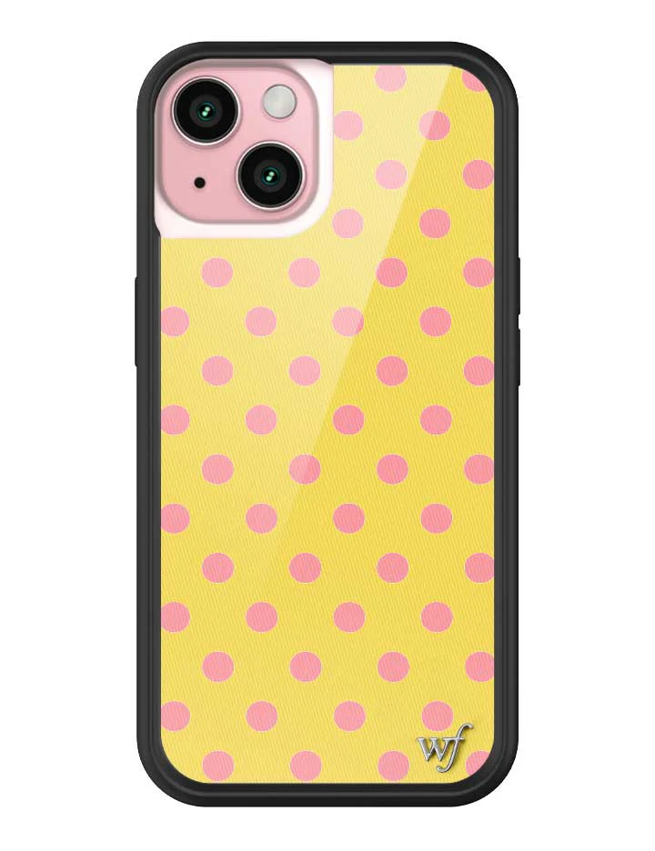 Polka Dot | Yellow and Pink iPhone Case - Image 29