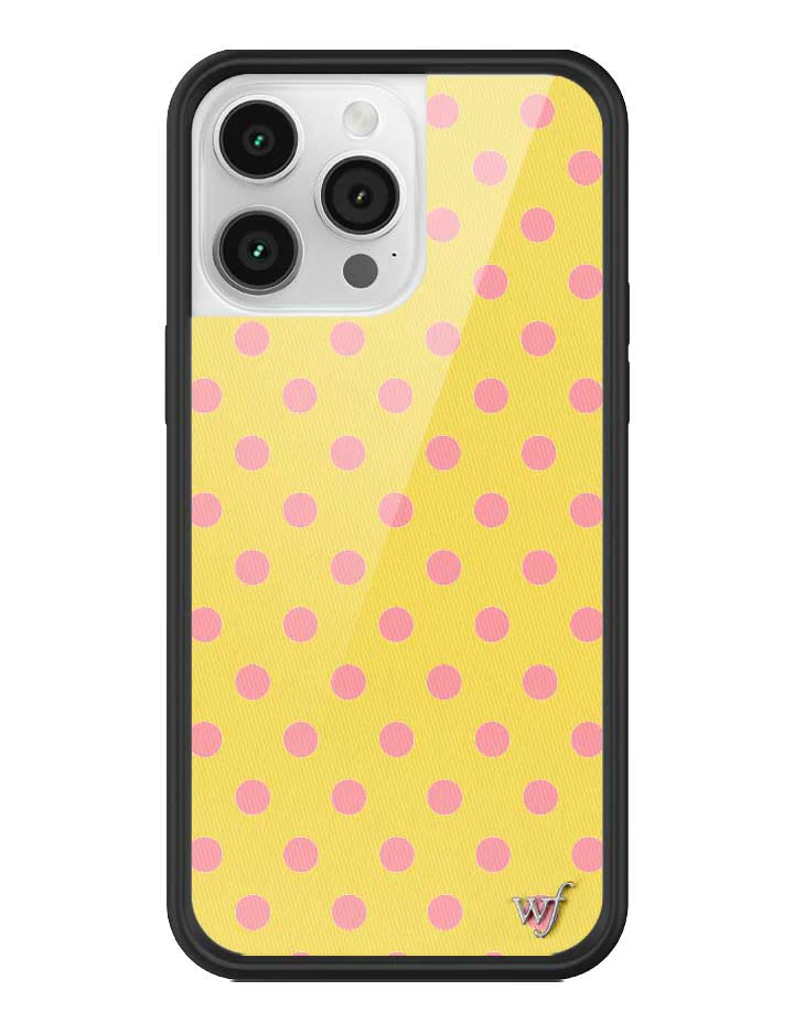 Polka Dot | Yellow and Pink iPhone Case - Image 31