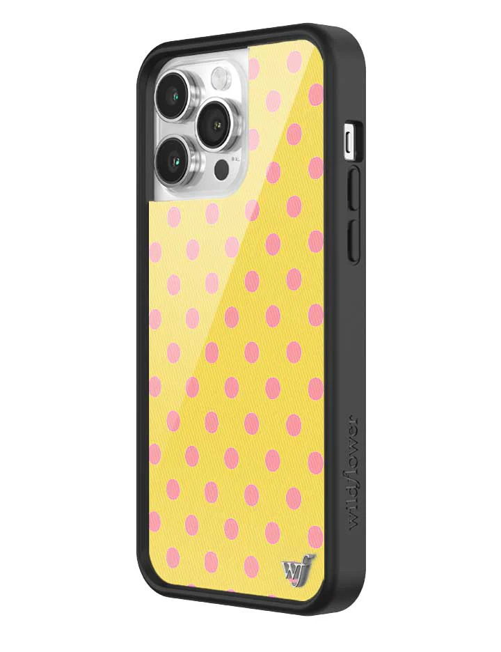Polka Dot | Yellow and Pink iPhone Case - Image 32