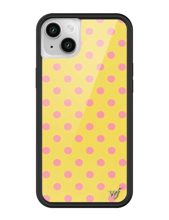 Polka Dot | Yellow and Pink iPhone Case - Image 39