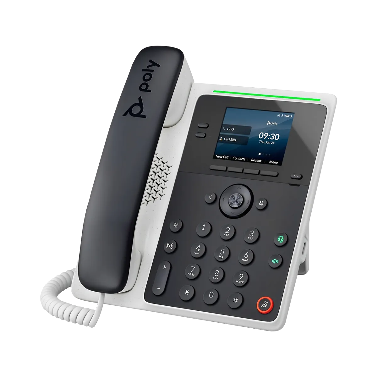 Poly Edge E100 IP Desk Phone POE-Enabled Black - Image 3