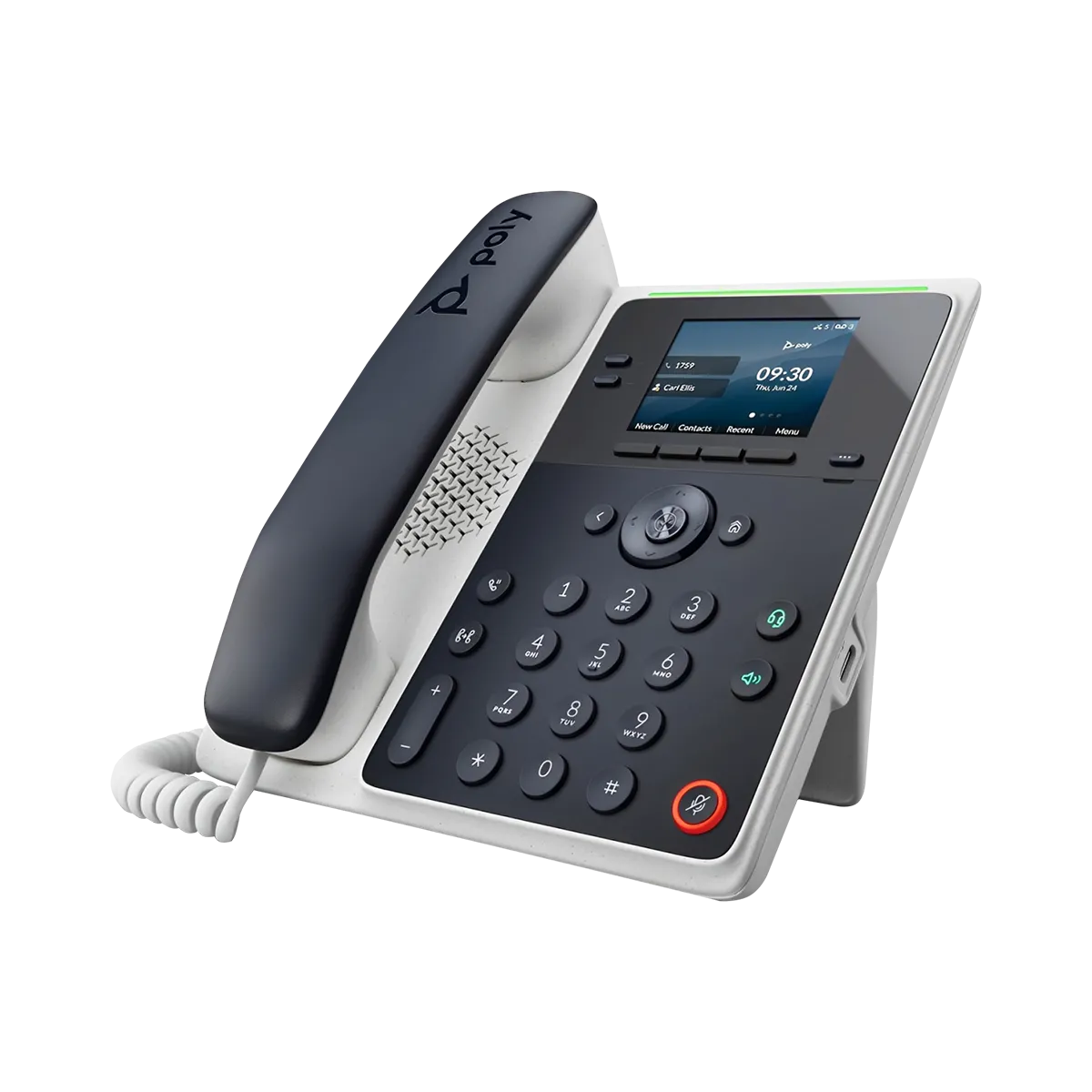 Poly Edge E100 IP Desk Phone POE-Enabled Black - Image 4