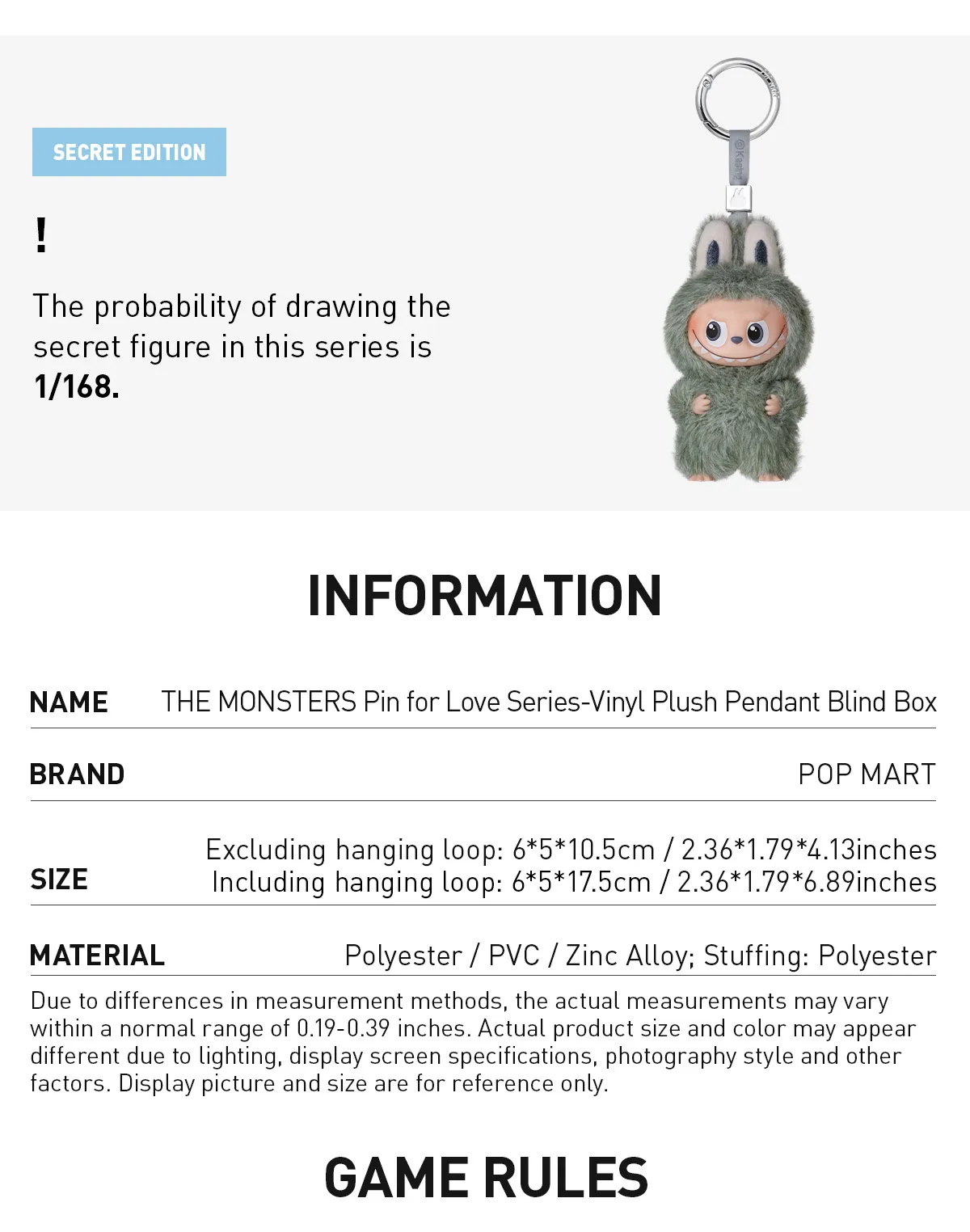 Pop Mart Labubu Pin for Love Series Blind Box (A-M) Yellow - Image 5