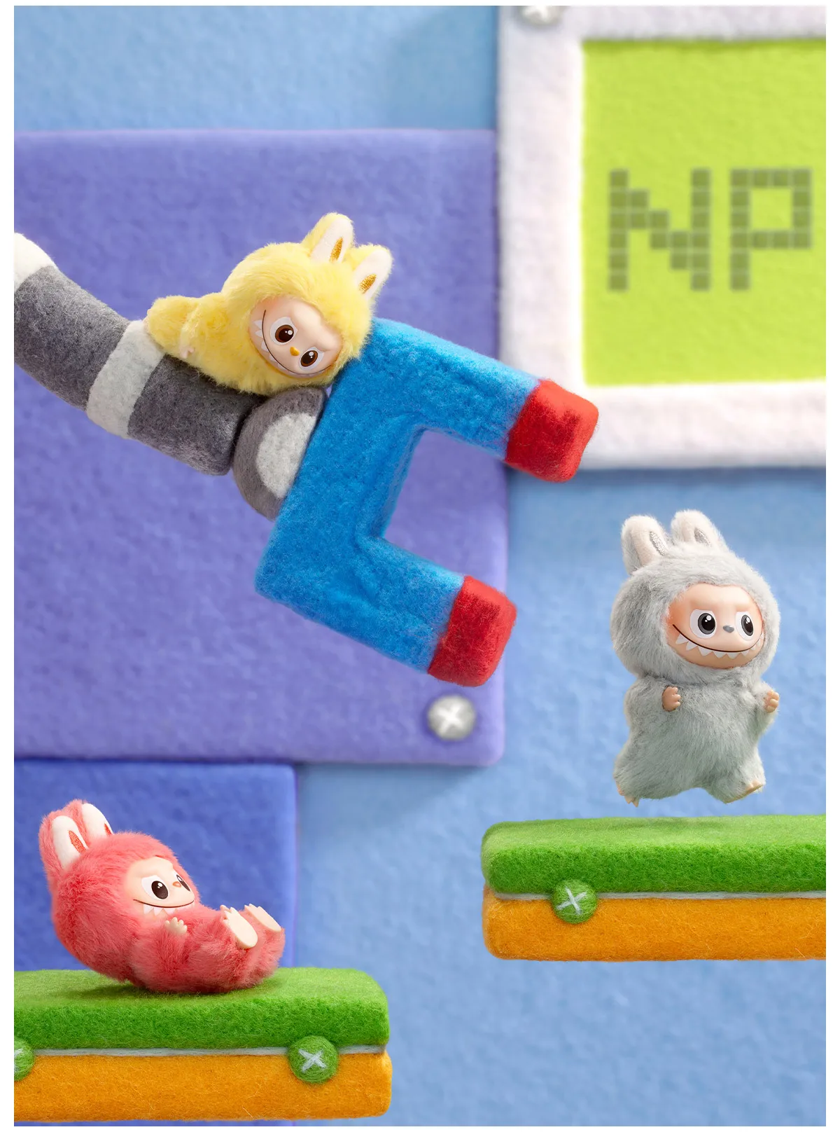 Pop Mart Labubu Pin for Love Series Blind Box (N-Z) Blue - Image 11