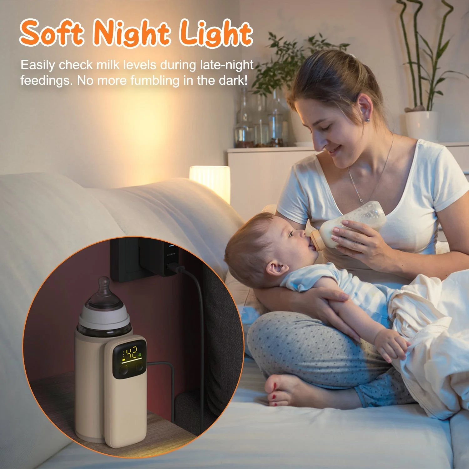 Portable Bottle Warmer with Night Light - Image 6