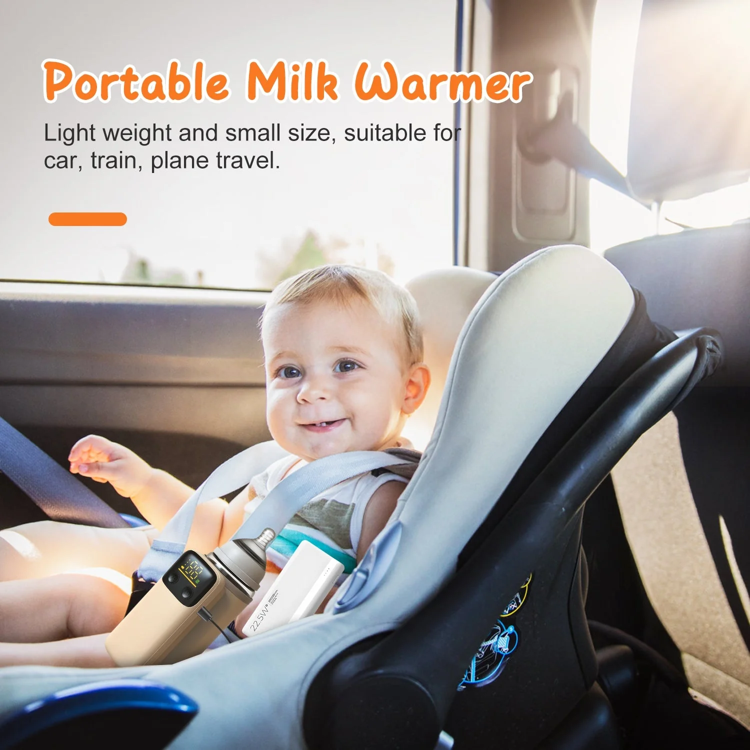 Portable Bottle Warmer with Night Light - Image 7