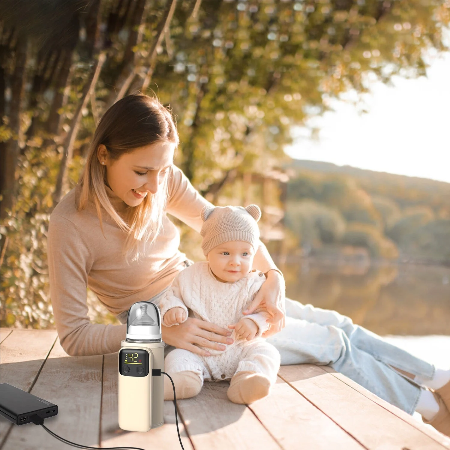Portable Bottle Warmer with Night Light - Image 8