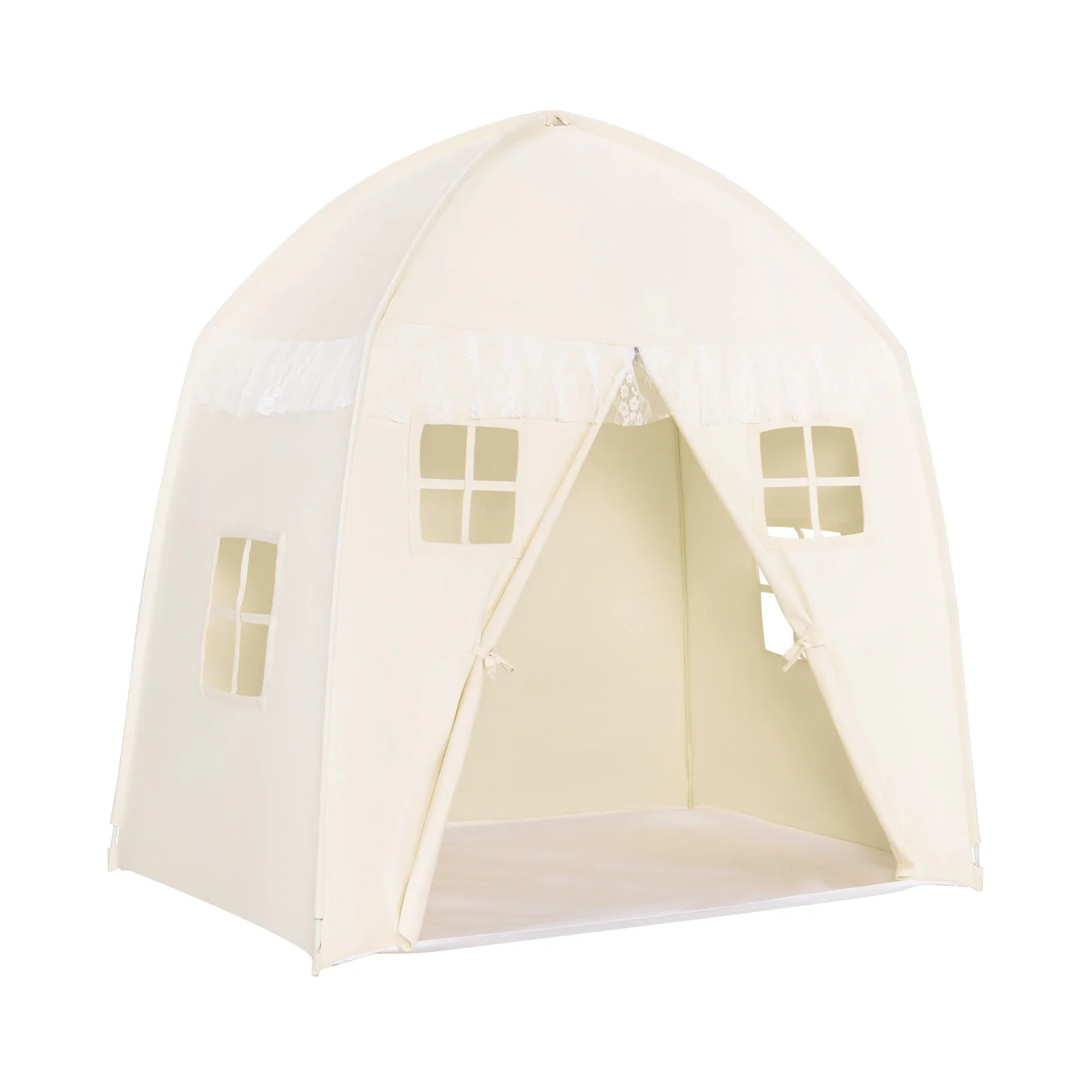 Portable Indoor Kids Play Castle Tent-White - Image 3