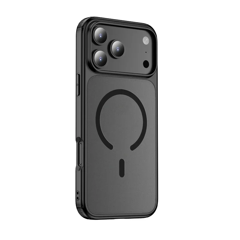 Premium Magnetic Charging Frosted Shockproof Phone Case for IPhone 17 Air 16 15 14 Plus Pro Max Skin Feeling Rugged Armor Cover - Image 19