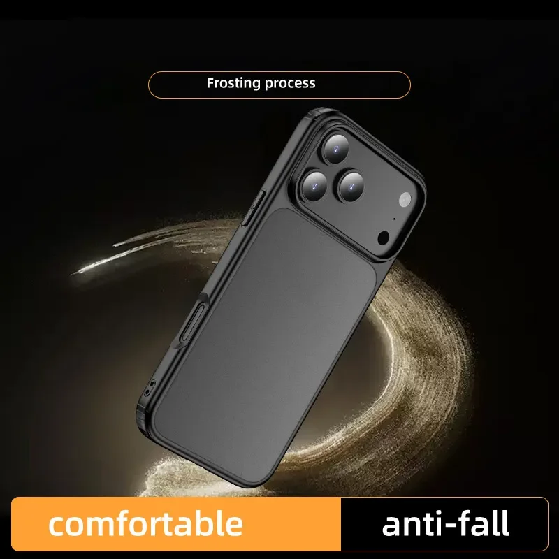 Premium Magnetic Charging Frosted Shockproof Phone Case for IPhone 17 Air 16 15 14 Plus Pro Max Skin Feeling Rugged Armor Cover - Image 4
