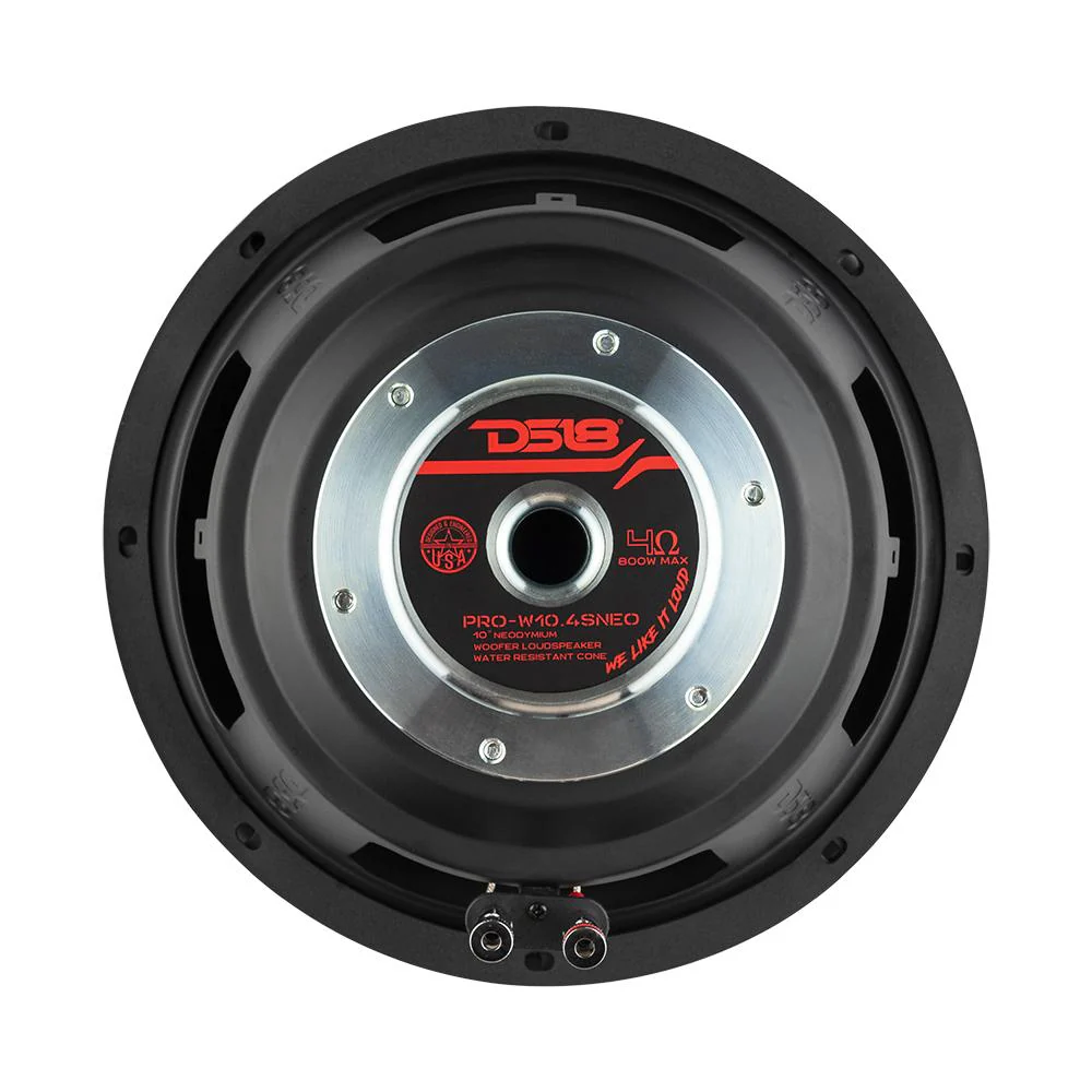 PRO 10" Neodymium Water Resistant Woofer 400 Watts Rms 4-Ohm SVC - Image 6
