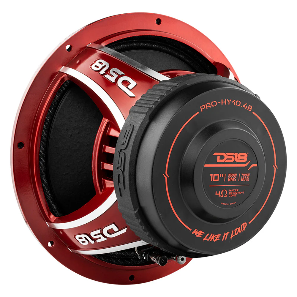 PRO 10" Water Resistant Hybrid Mid-Range Loudspeaker with Built-in Driver 350 Watts Rms 4-Ohm - Image 6