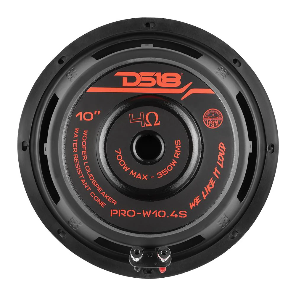 PRO 10" Water Resistant Woofer 350 Watts Rms 4-Ohm SVC - Image 6