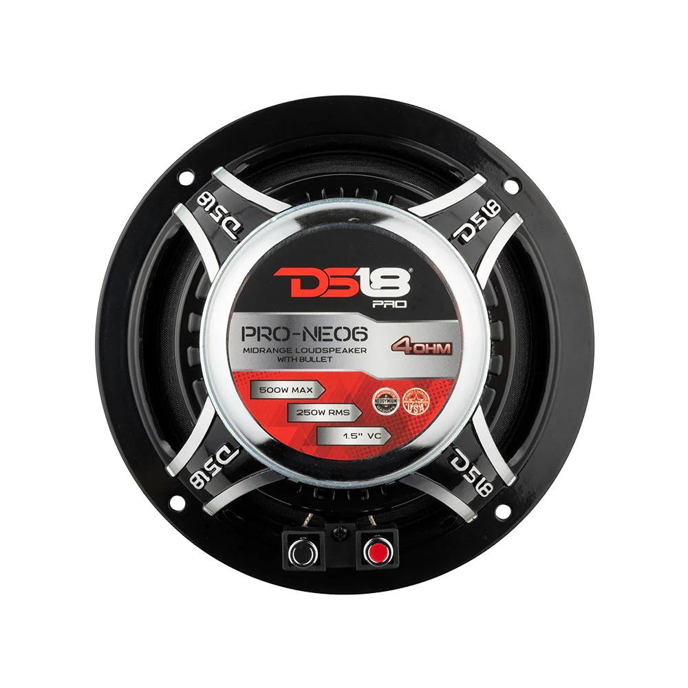 PRO 6.5" Neodymium Mid-Range Bullet Loudspeaker 250 Watts Rms 4-Ohm - Image 6