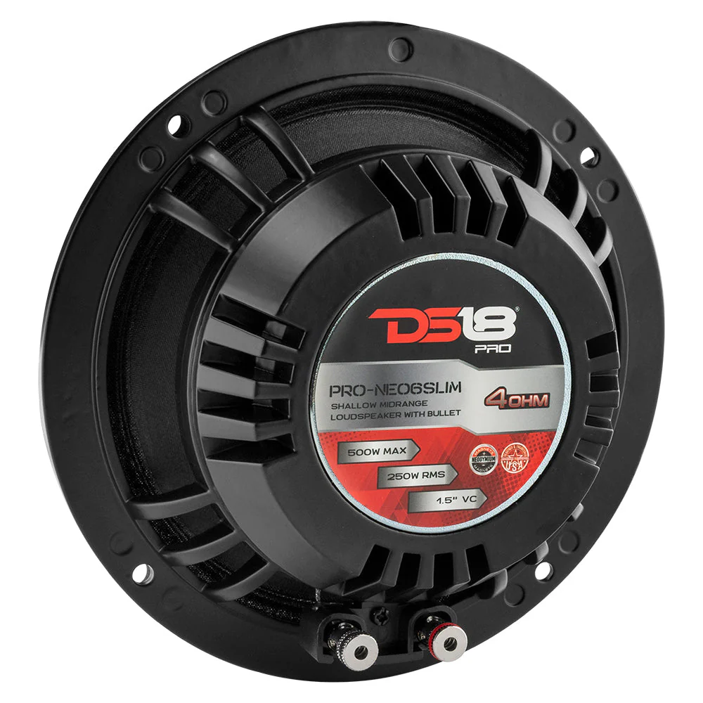 PRO 6.5" Slim Neodymium Mid-Range Loudspeaker with Bullet | 400W 4-Ohm - Image 4