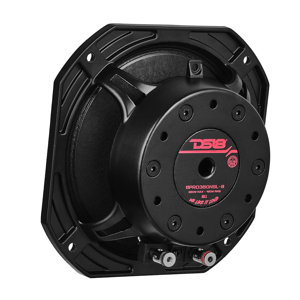 PRO 6.5” Slim Professional Mid-Range Speaker With Neodymium Magnet 180 Watts Rms 8-Ohm - Recommended for Dome and Diffuser Horn (LA) - Image 4